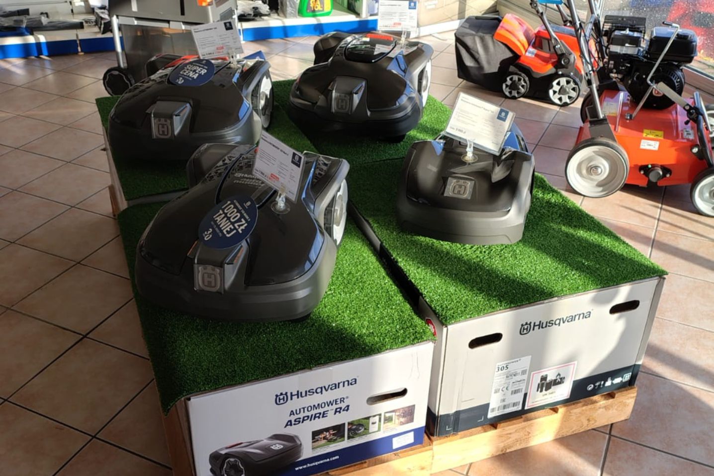 Roboty koszące Husqvarna